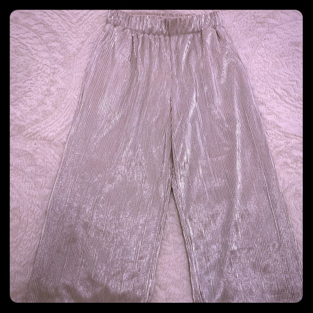 Xhilaration Silver Shimmer Pants